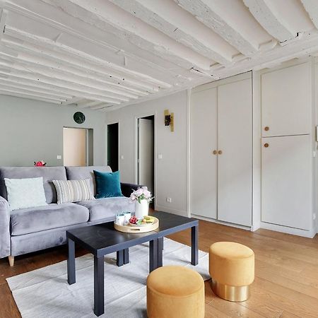 Chic Apartment -1Br-4P- Haut Marais - Republique Paris Luaran gambar