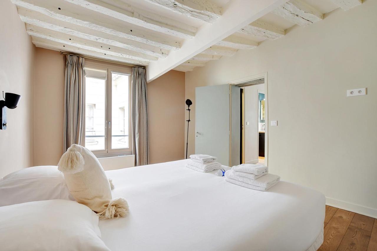 Chic Apartment -1Br-4P- Haut Marais - Republique Paris Luaran gambar